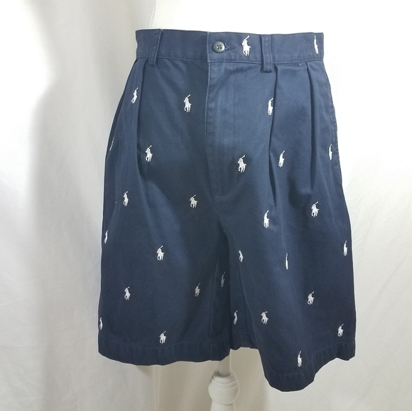 Polo Ralph Lauren Other - Polo by Ralph Lauren Tyler Shorts 31-9 Inseam All Over Pony Insignia